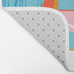 Quepasa - memphis throwback retro minimal modern neon boating yacht club sailing summer sport Bath Mat Gallery Image 2