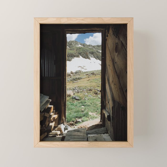 Colorado Mountain Cabin Mini Art Print Gallery Image 1