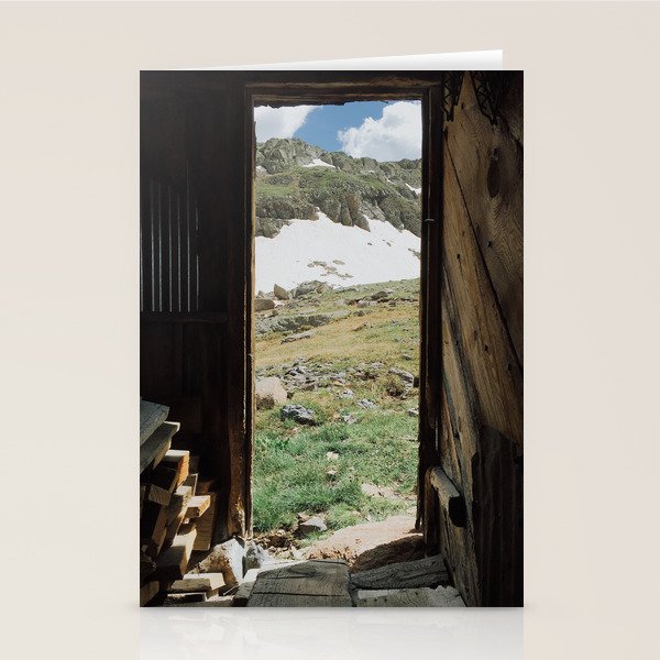 Colorado Mountain Cabin Stationery Card Gallery Image 2