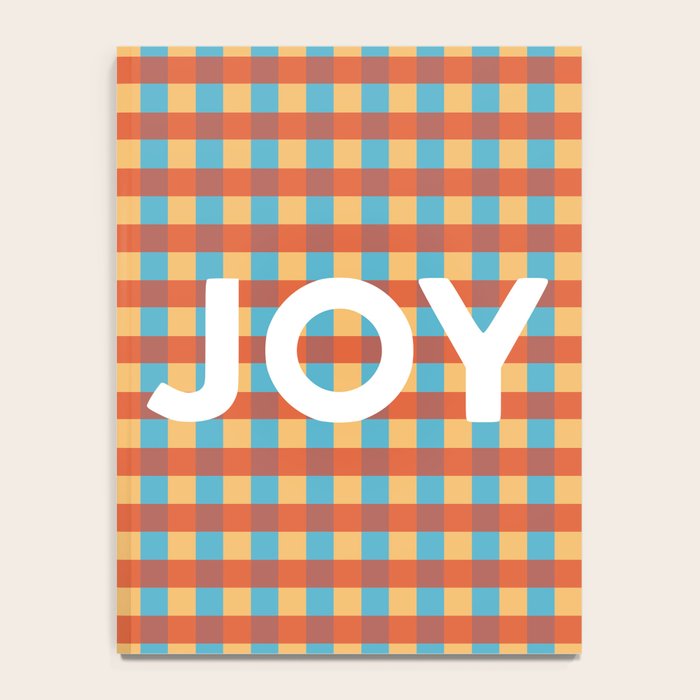 Joy in Christmas Plaid Notebook Gallery Image 4