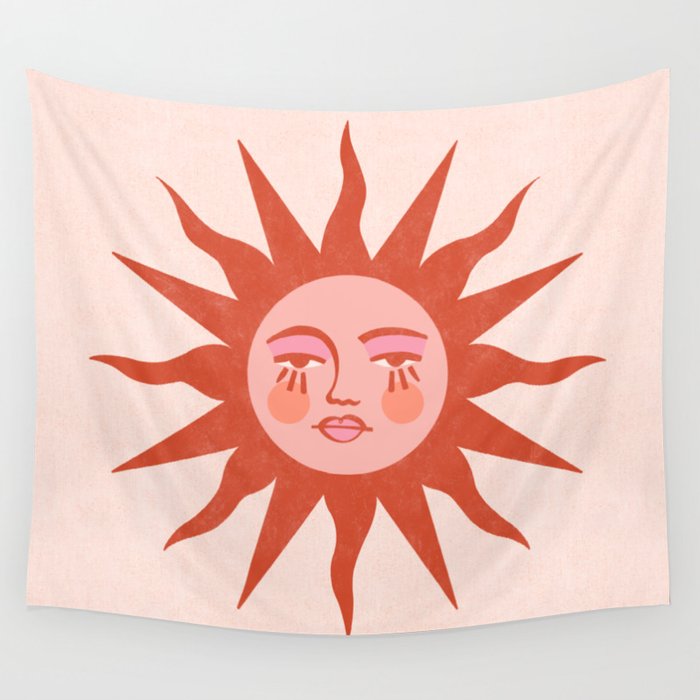 Bohemian Sun Wall Tapestry Gallery Image 1