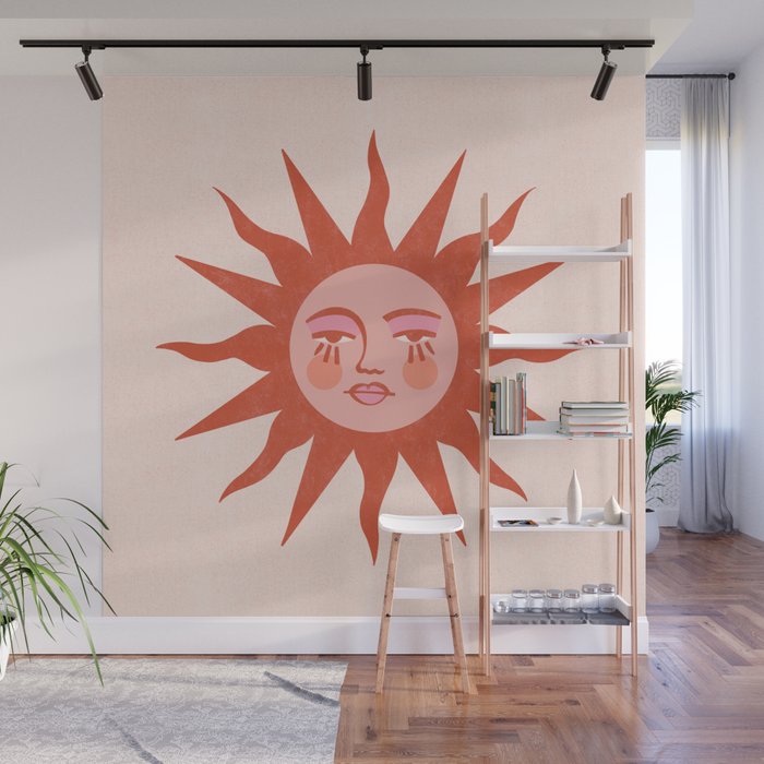 Bohemian Sun Wall Mural Gallery Image 1