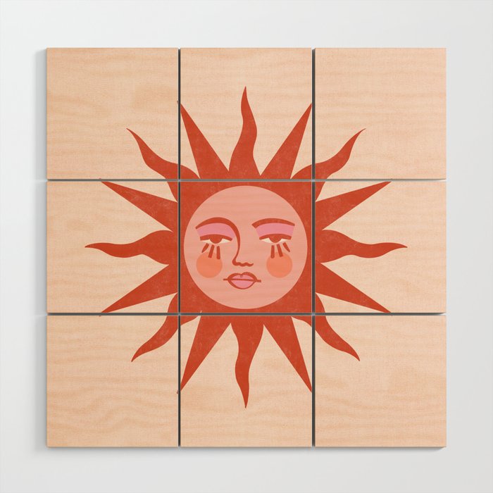 Bohemian Sun Wood Wall Art Gallery Image 1