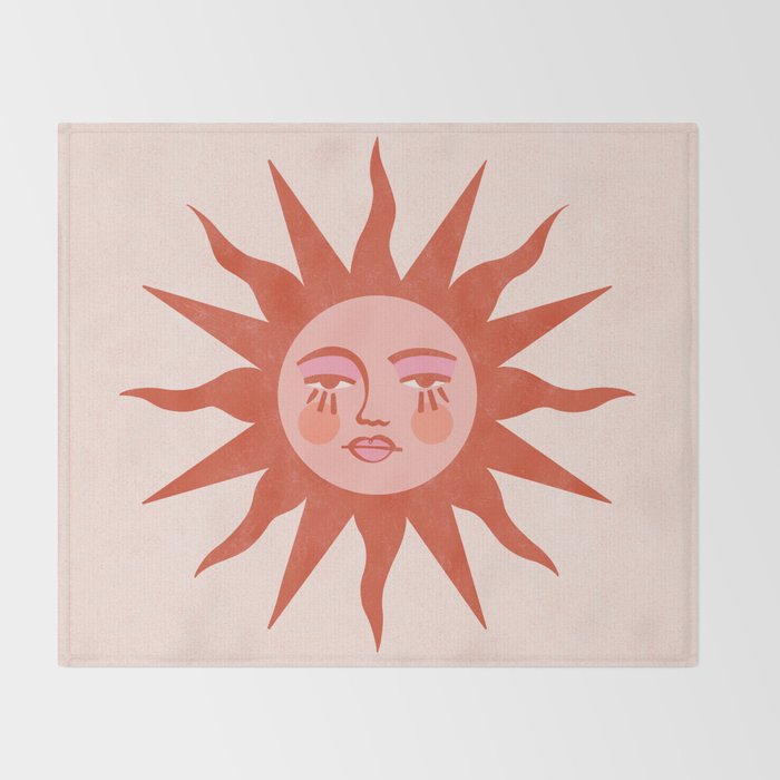Bohemian Sun Throw Blanket Gallery Image 2