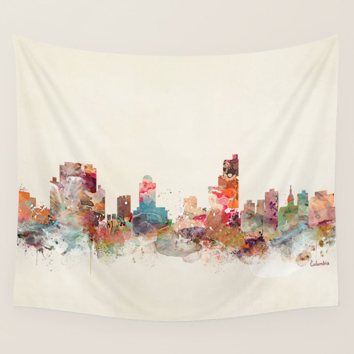 columbia south carolina Wall Tapestry Gallery Image 1