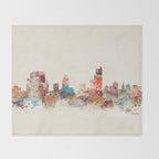 columbia south carolina Throw Blanket Gallery Image 2