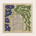 Dropping leaf plant  Wood Wall Art Gallery Image 1