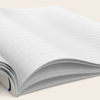 Harper Floral Prints, Ivory, Yellow Navy Blue Notebook Gallery Image 2