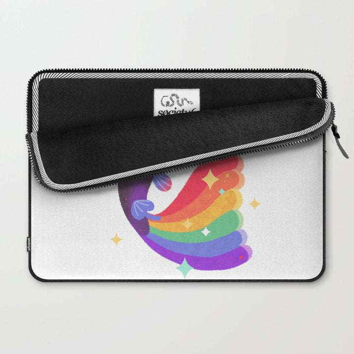 Rainbow guppy 6 Laptop Sleeve Gallery Image 2