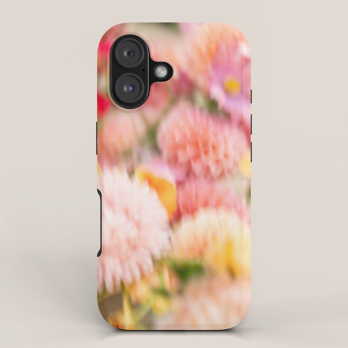 Moving flowers - Abstract Floral Photography iPhone Case Gallery Image 1