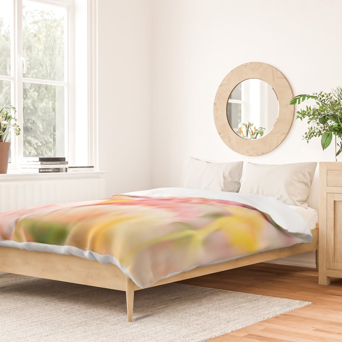 Moving flowers - Abstract Floral Photography Duvet Cover Gallery Image 2