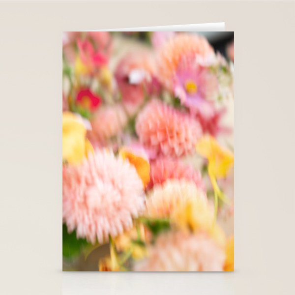 Moving flowers - Abstract Floral Photography Stationery Card Gallery Image 1