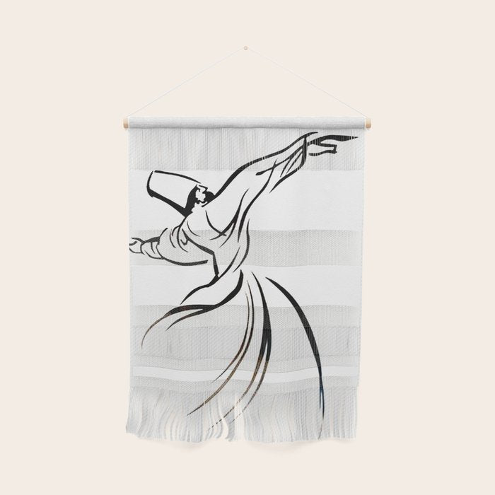 Sufi Meditation Whirling Dervish Wall Hanging Gallery Image 1