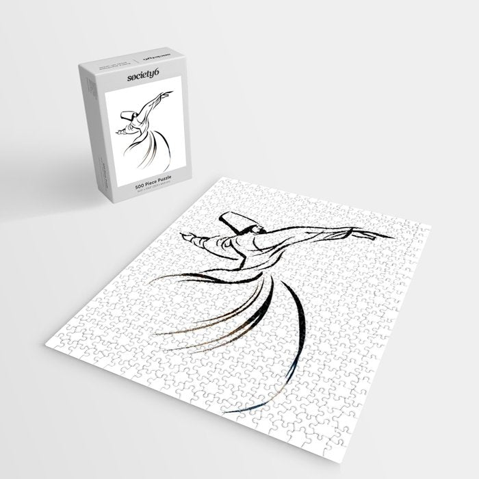 Sufi Meditation Whirling Dervish Jigsaw Puzzle Gallery Image 2