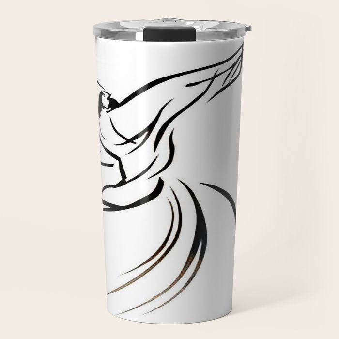 Sufi Meditation Whirling Dervish Travel Mug Gallery Image 1