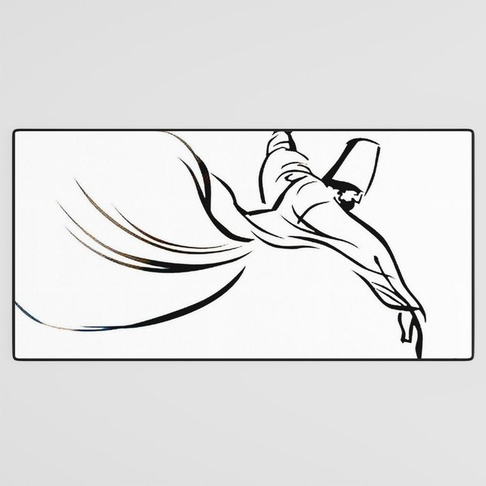 Sufi Meditation Whirling Dervish Desk Mat Gallery Image 3