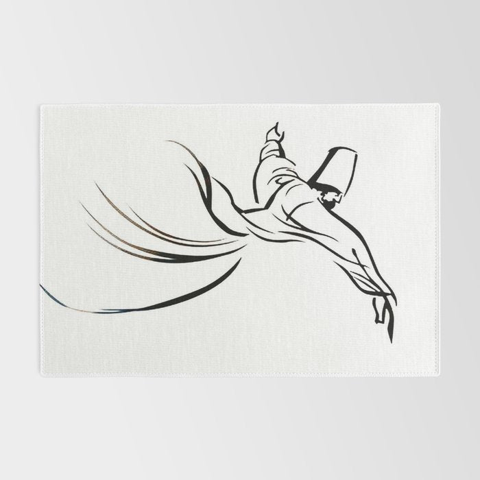 Sufi Meditation Whirling Dervish Rug Gallery Image 2