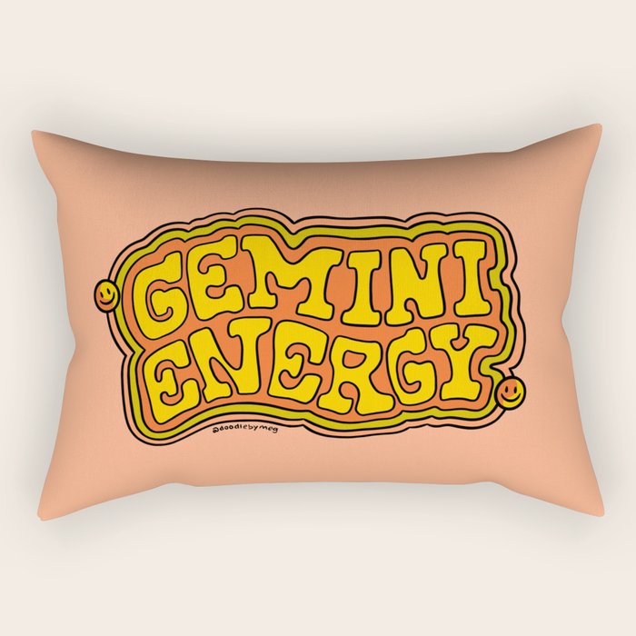 Gemini Energy Rectangular Pillow Gallery Image 1