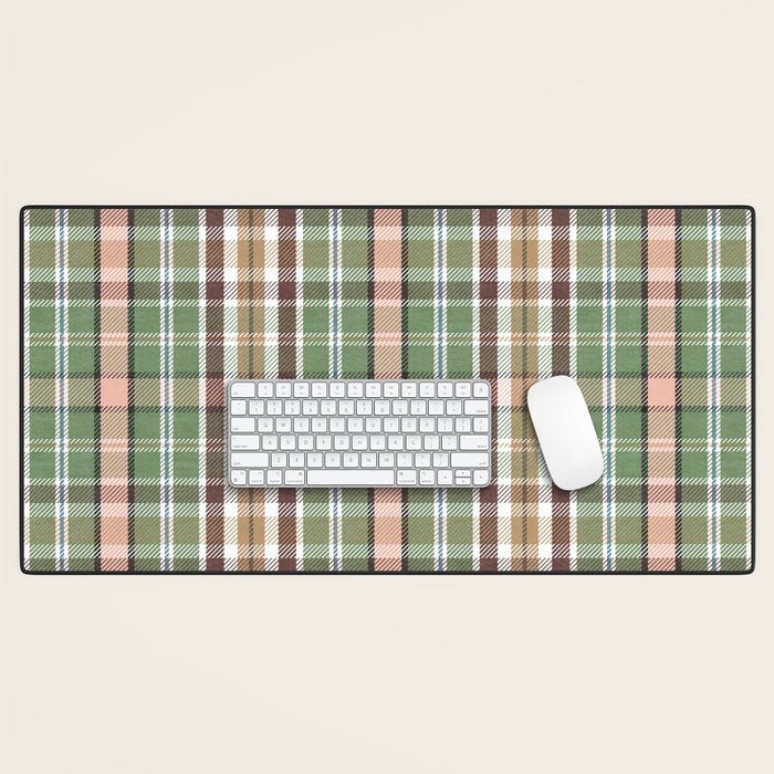 Wilderness Plaid Cozy Heirloom Multi Desk Mat Gallery Image 1
