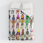 Superhero Butts - Girls Superheroine Butts LV Comforter Gallery Image 6