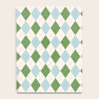 Green and Blue Argyle Plaid Notebook Gallery Image 4
