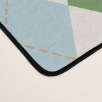 Green and Blue Argyle Plaid Desk Mat Gallery Image 4