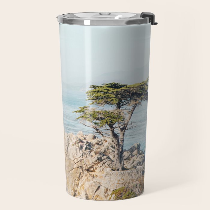 Lone Cypress Tree - Coastal California Landscape Photography Travel Mug Gallery Image 2