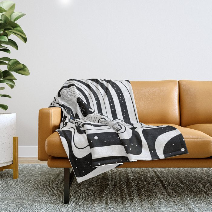Blackout (Departure) Throw Blanket Gallery Image 1