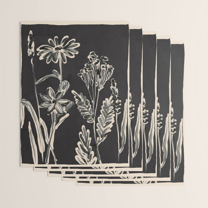 Minimalist wildflowers 3 Wrapping Paper Gallery Image 3