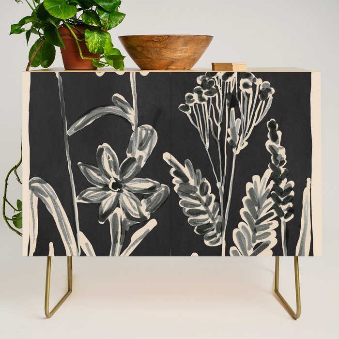 Minimalist wildflowers 3 Credenza Gallery Image 1