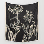 Minimalist wildflowers 3 Wall Tapestry Gallery Image 4