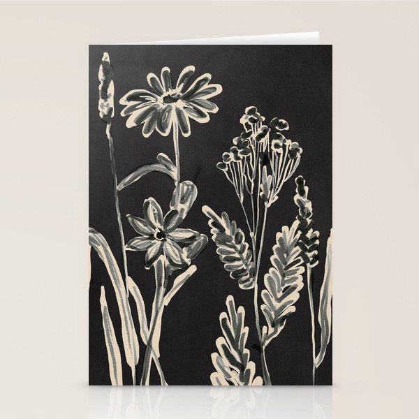 Minimalist wildflowers 3 Stationery Card Gallery Image 2