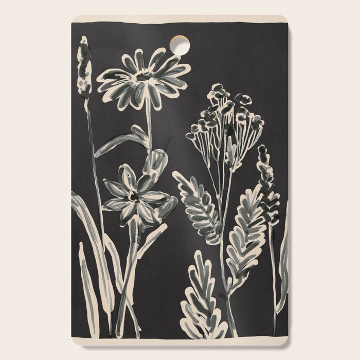 Minimalist wildflowers 3 Cutting Board Gallery Image 1