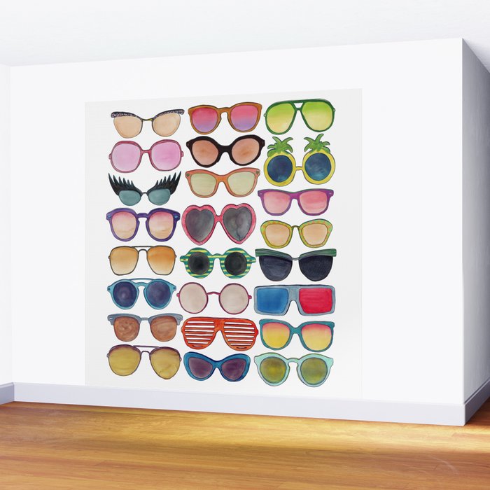 Sunglasses by Veronique de Jong Wall Mural Gallery Image 2