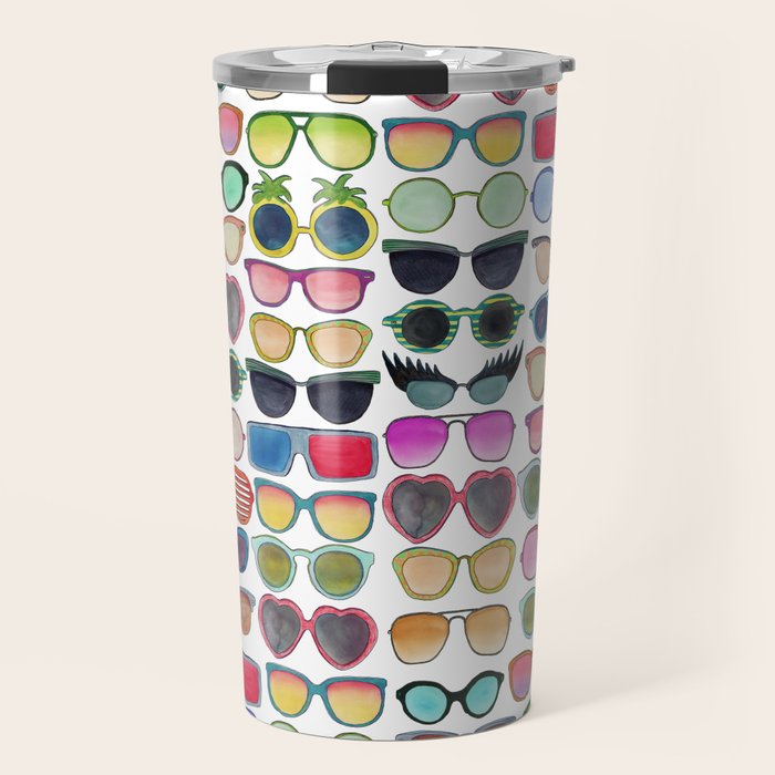 Sunglasses by Veronique de Jong Travel Mug Gallery Image 1