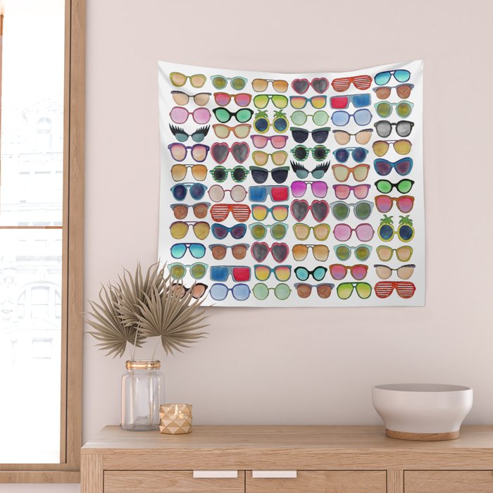 Sunglasses by Veronique de Jong Wall Tapestry Gallery Image 2