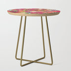 Atomic Garden - Vibrant Flowers Side Table Gallery Image 1