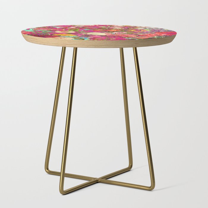 Atomic Garden - Vibrant Flowers Side Table Gallery Image 1