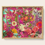 Atomic Garden - Vibrant Flowers Serving Tray Gallery Image 1