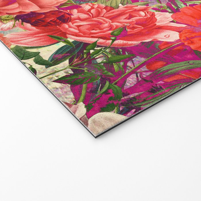 Atomic Garden - Vibrant Flowers Welcome Mat Gallery Image 2