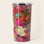 Atomic Garden - Vibrant Flowers Travel Mug Gallery Image 1