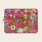 Atomic Garden - Vibrant Flowers Laptop Sleeve Gallery Image 1