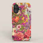 Atomic Garden - Vibrant Flowers iPhone Case Gallery Image 1