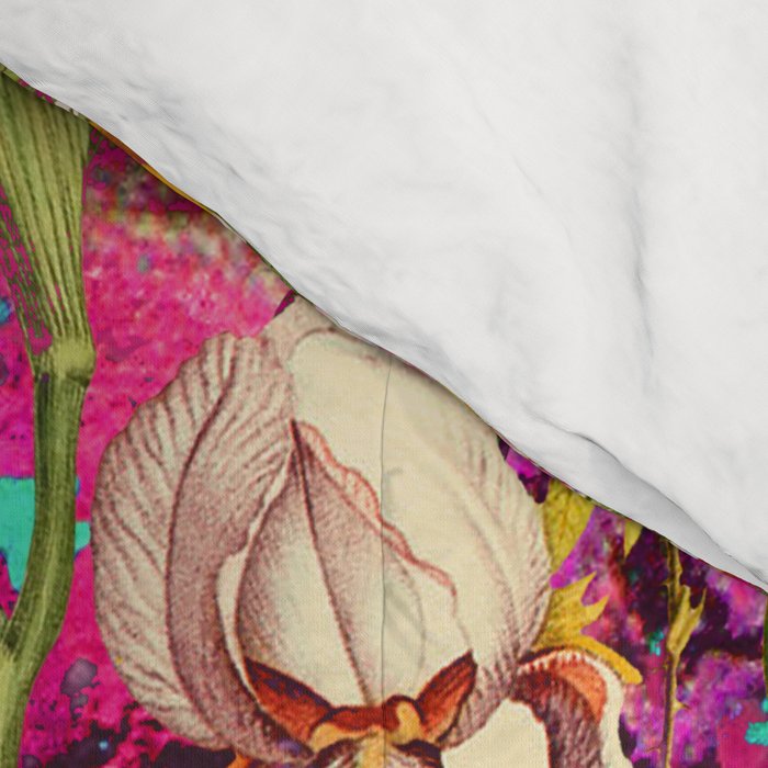 Atomic Garden - Vibrant Flowers Comforter Gallery Image 4