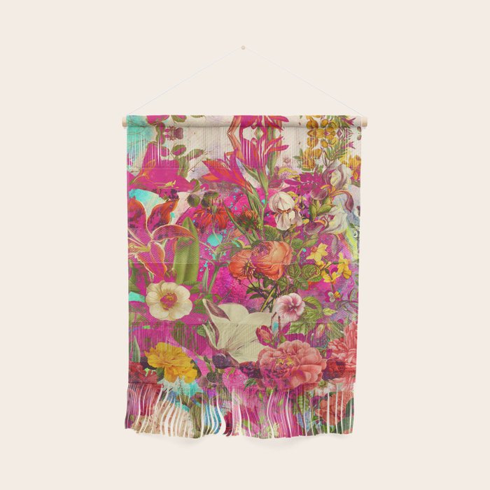 Atomic Garden - Vibrant Flowers Wall Hanging Gallery Image 1