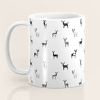 Reindeer animal doodle art pattern Coffee Mug Gallery Image 3