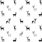 Reindeer animal doodle art pattern Coffee Mug Gallery Image 2