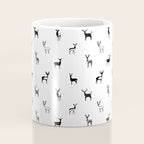 Reindeer animal doodle art pattern Coffee Mug Gallery Image 4