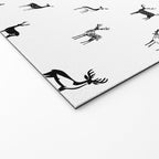 Reindeer animal doodle art pattern Welcome Mat Gallery Image 2