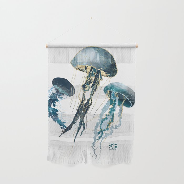 Metallic Jellyfish V-Custom Wall Hanging Gallery Image 1